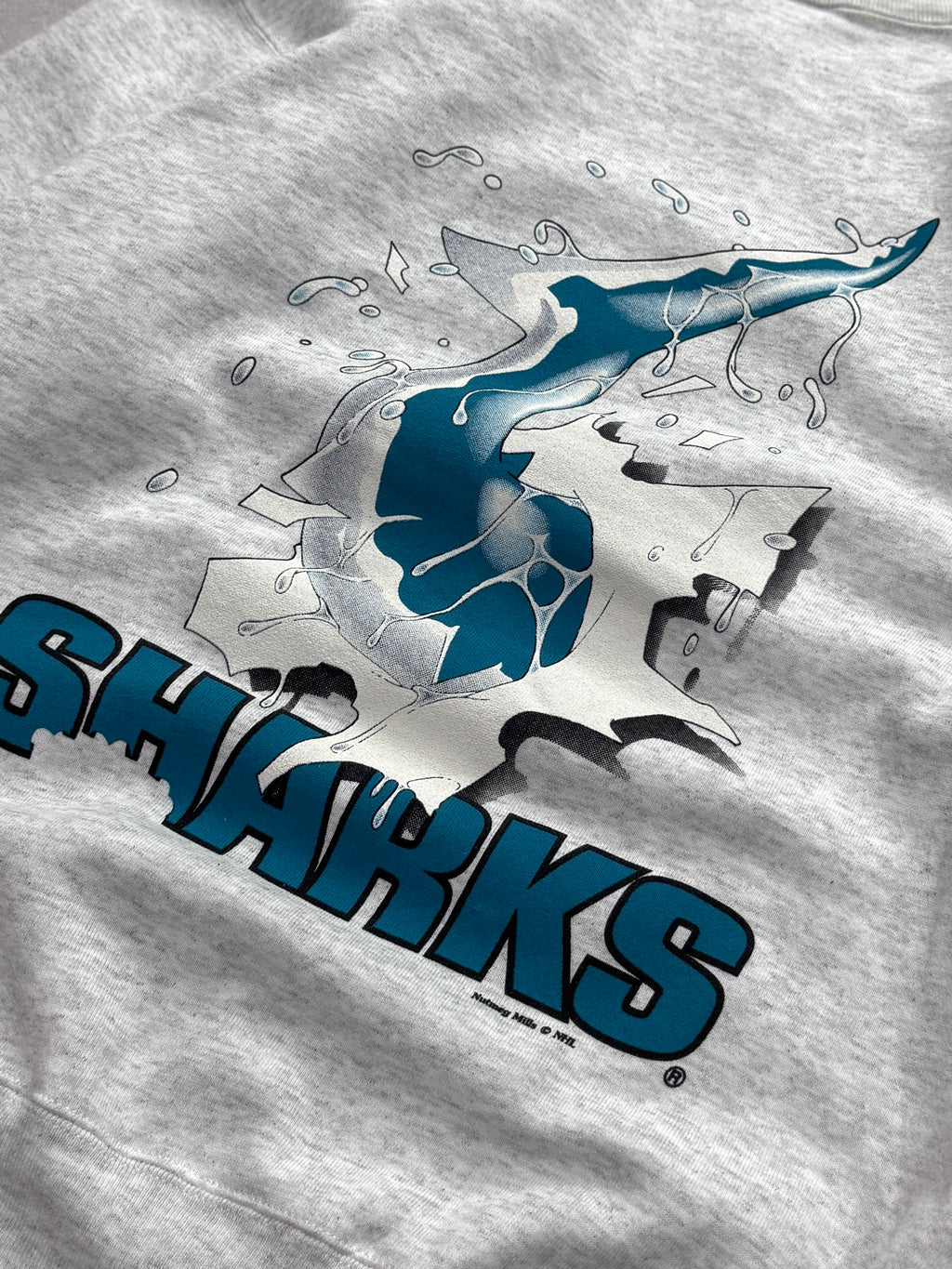 Vintage 90s Nutmeg X San Jose Sharks NHL Breakthrough Sweater (M)