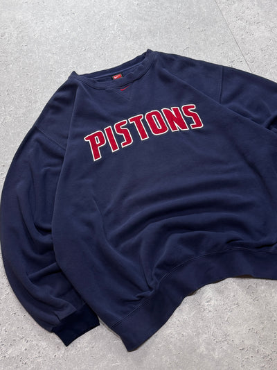 Vintage 2000s Nike X Detroit Pistons NBA Sweater (XL)