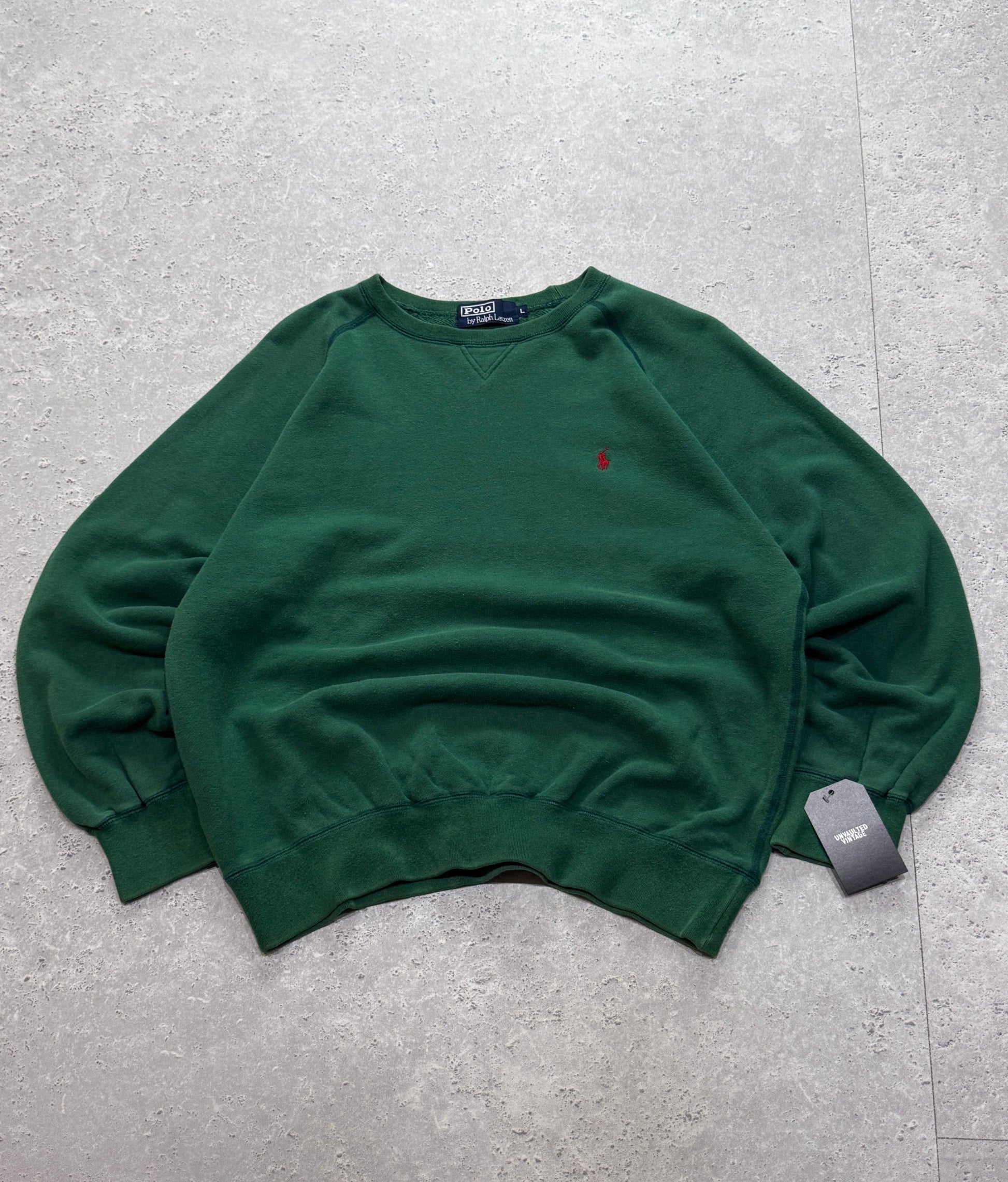 Vintage 90s Polo Ralph Lauren Embroidered Sweater (L)