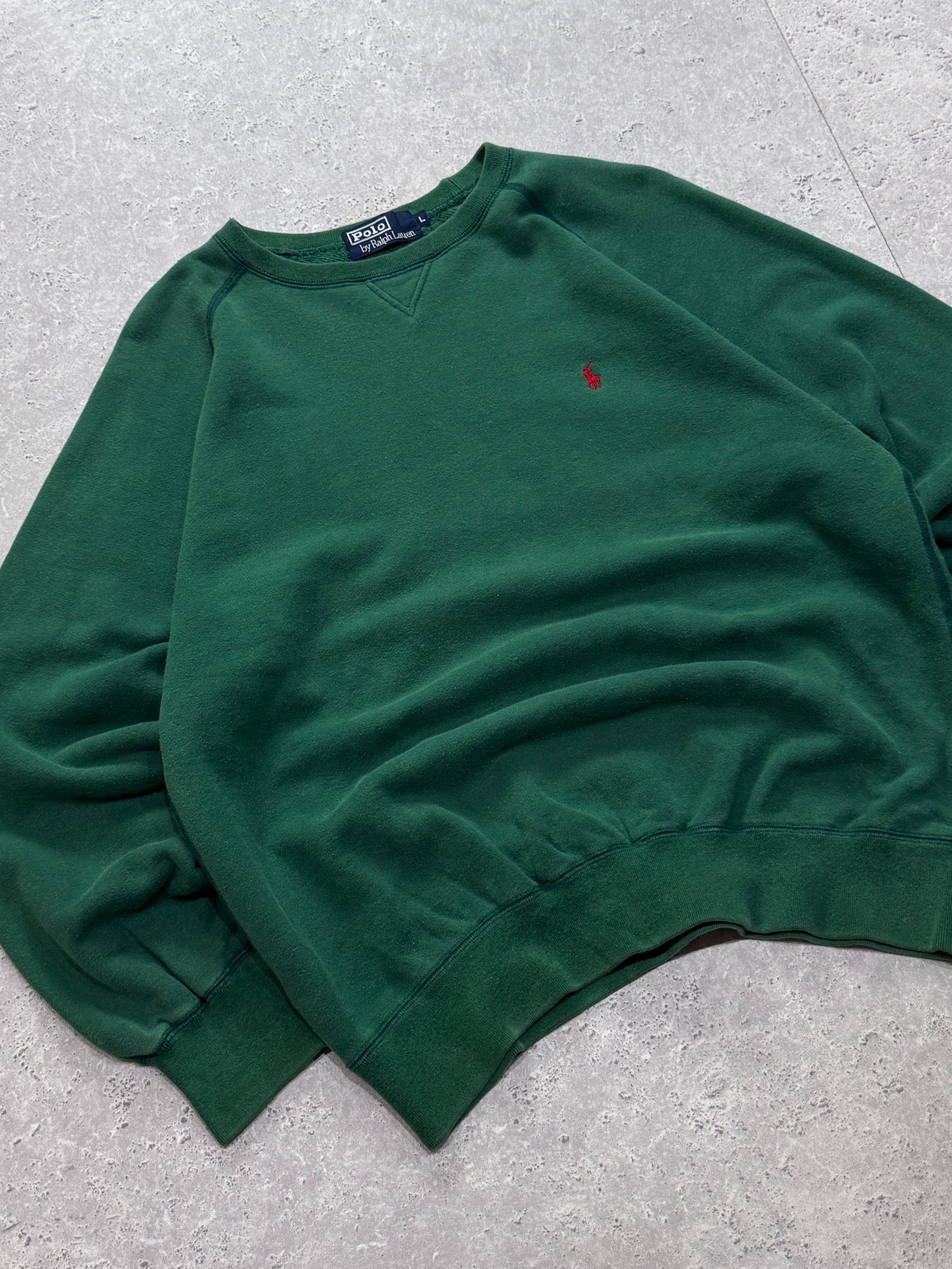 Vintage 90s Polo Ralph Lauren Embroidered Sweater (L)