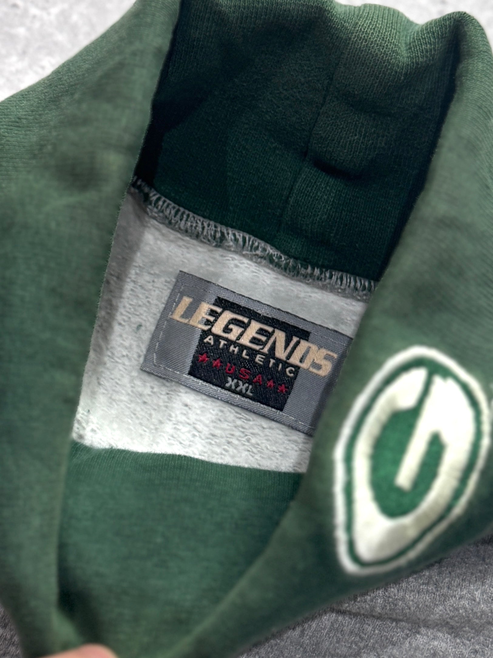 Vintage 90s Greenbay Packers NFL Mockneck Sweater (XXL)