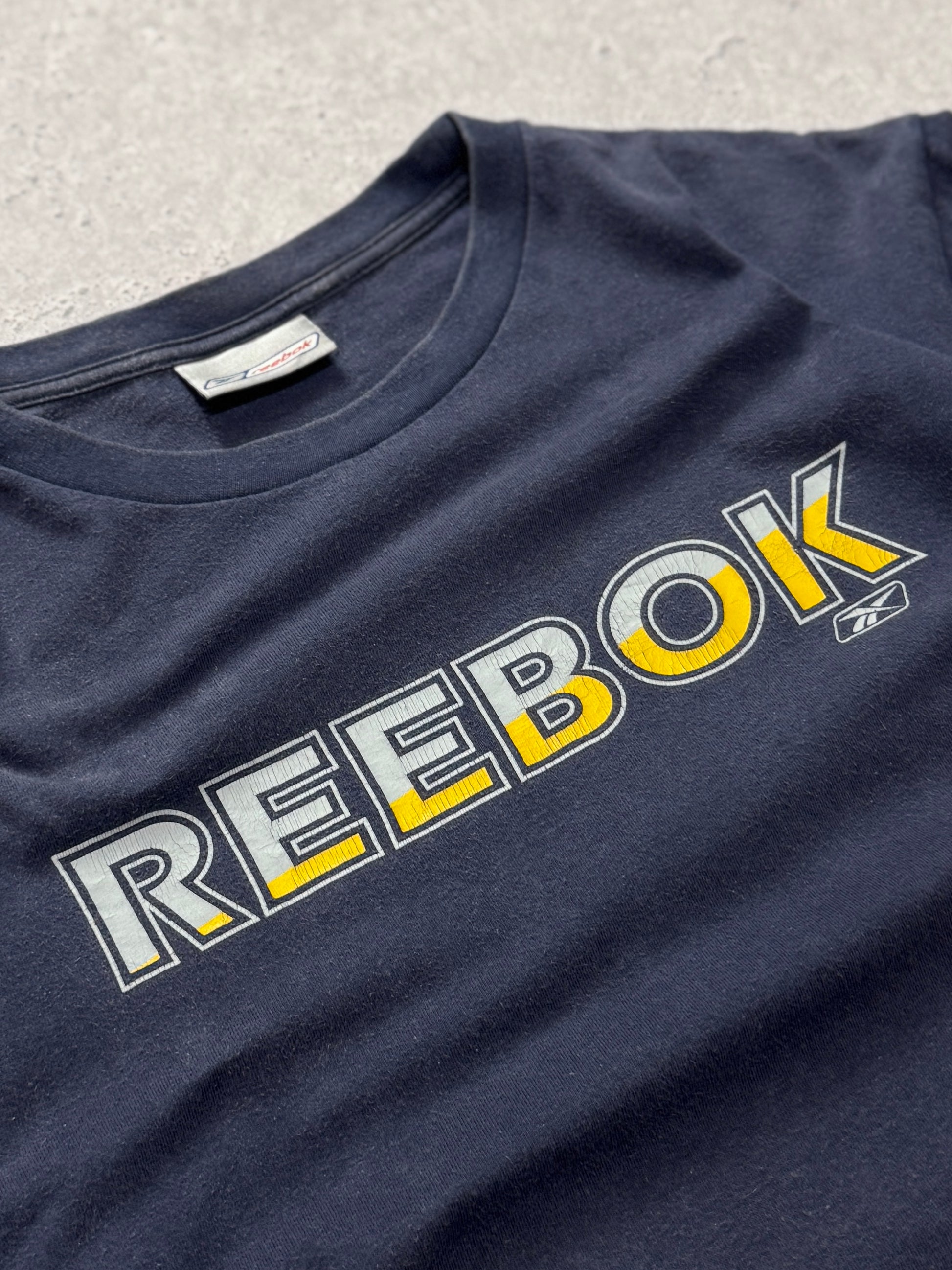 Vintage 2000s Reebok Spellout Tee (M)