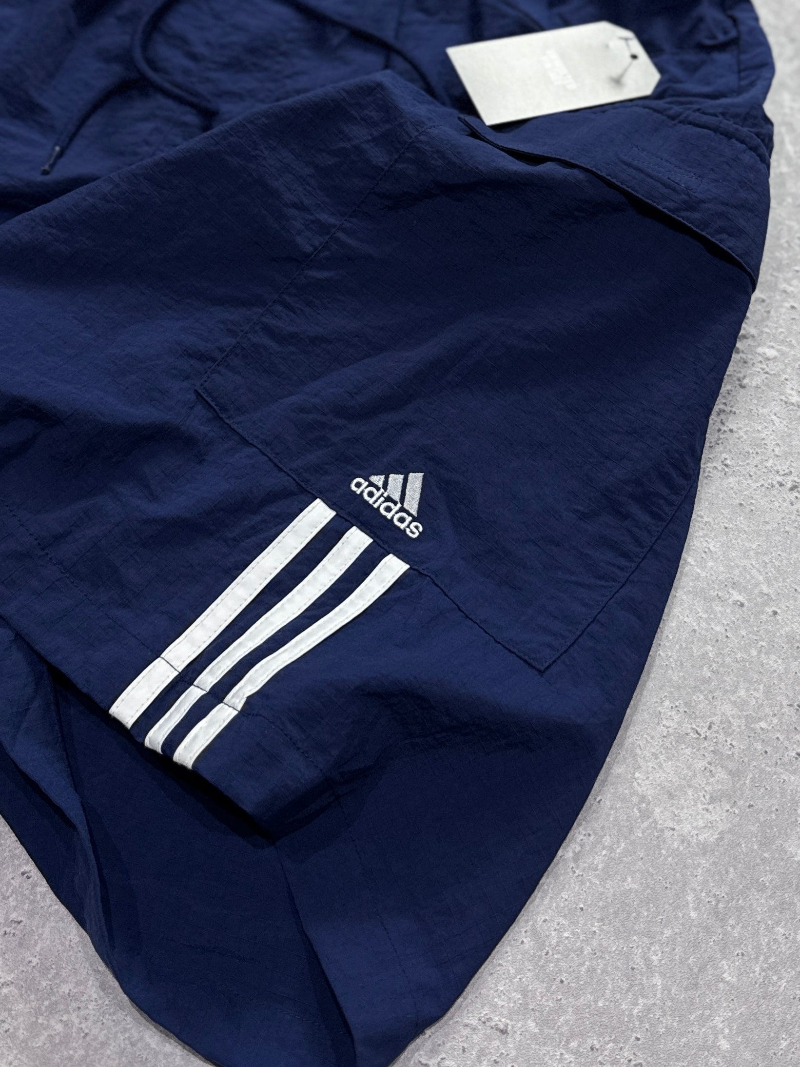 Vintage 2000s Adidas Cargo Track Shorts (L)