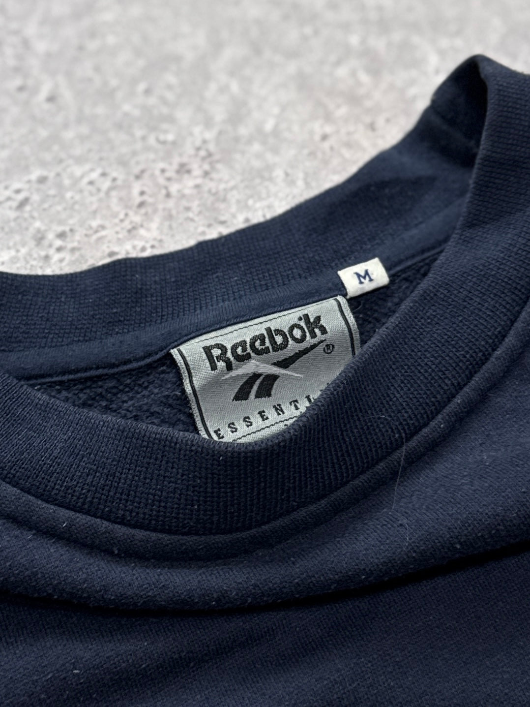 Vintage 90s Reebok Embroidered Spellout Sweater (M)