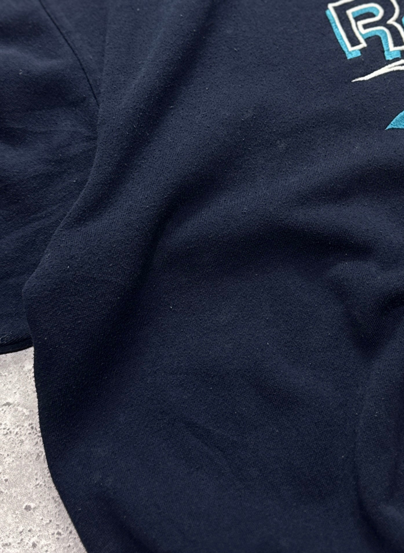 Vintage 90s Reebok Embroidered Spellout Sweater (M)