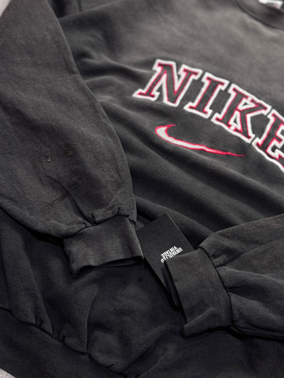 Vintage 90s Nike Embroidered Spellout Sweater (XL)
