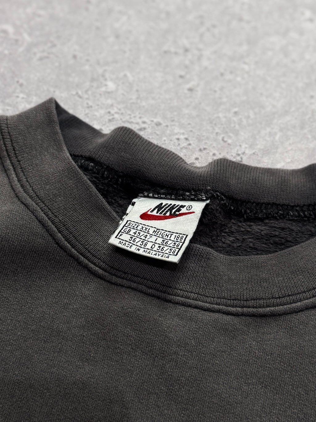 Vintage 90s Nike Embroidered Spellout Sweater (XL)