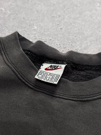 Vintage 90s Nike Embroidered Spellout Sweater (XL)