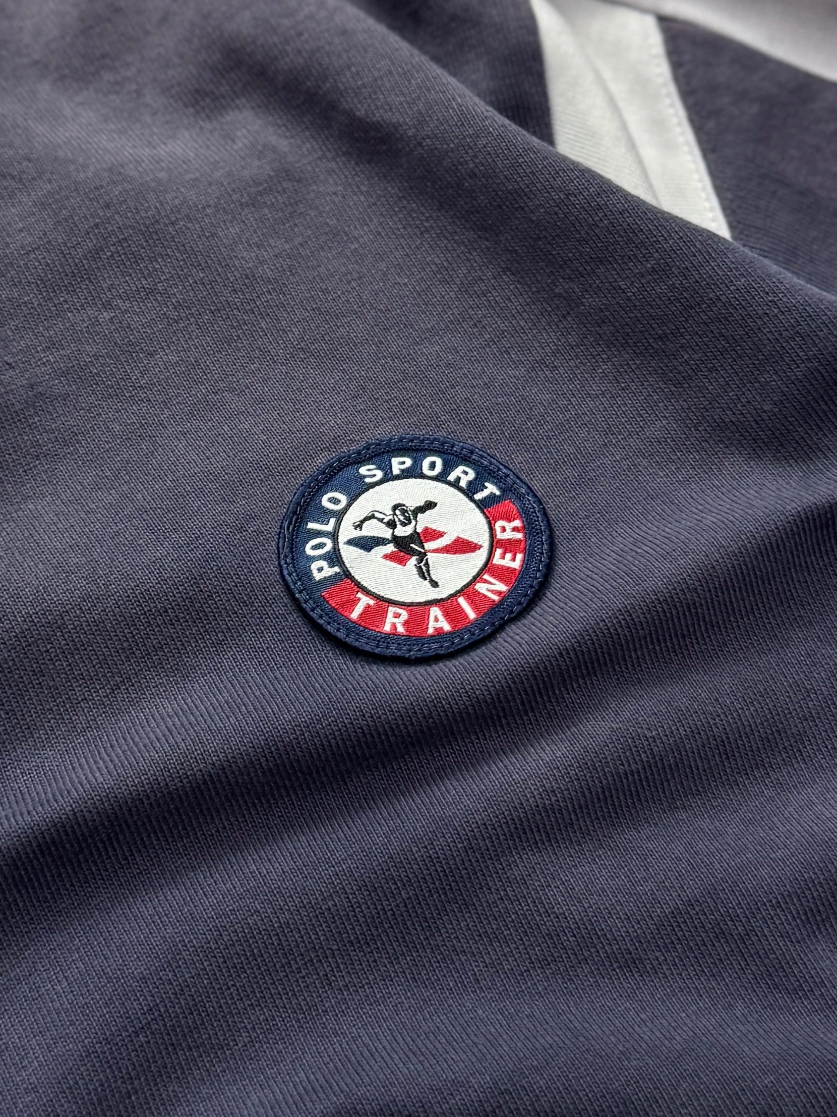 Vintage 90s Polo Sport Ralph Lauren Trainer Quarter Zip Sweater (L)