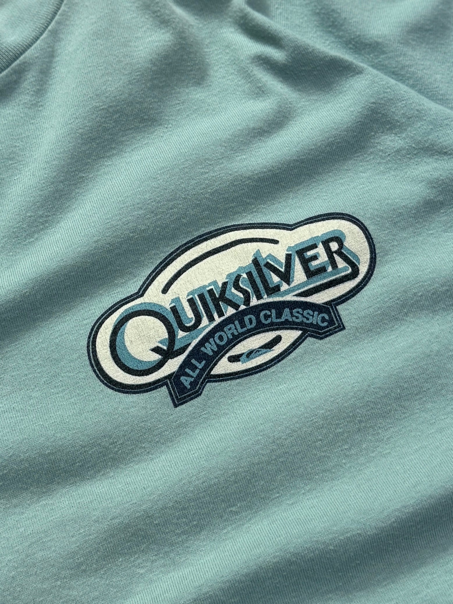 Vintage 90s Quiksilver All World Classic Surfwear Tee (XL)