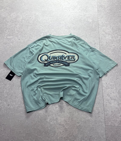 Vintage 90s Quiksilver All World Classic Surfwear Tee (XL)