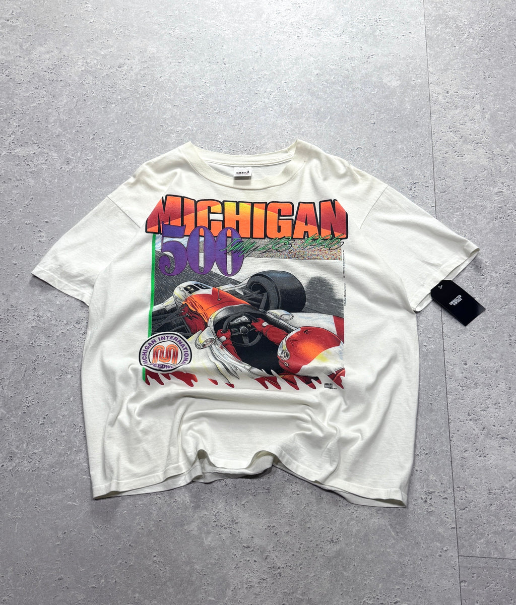 Vintage 1996 Michigan 500 Racing Graphic Tee (XL)