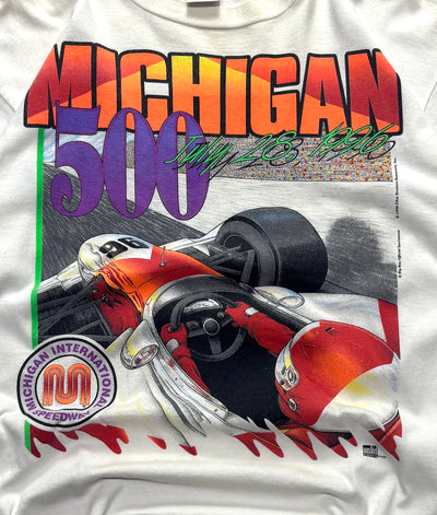 Vintage 1996 Michigan 500 Racing Graphic Tee (XL)