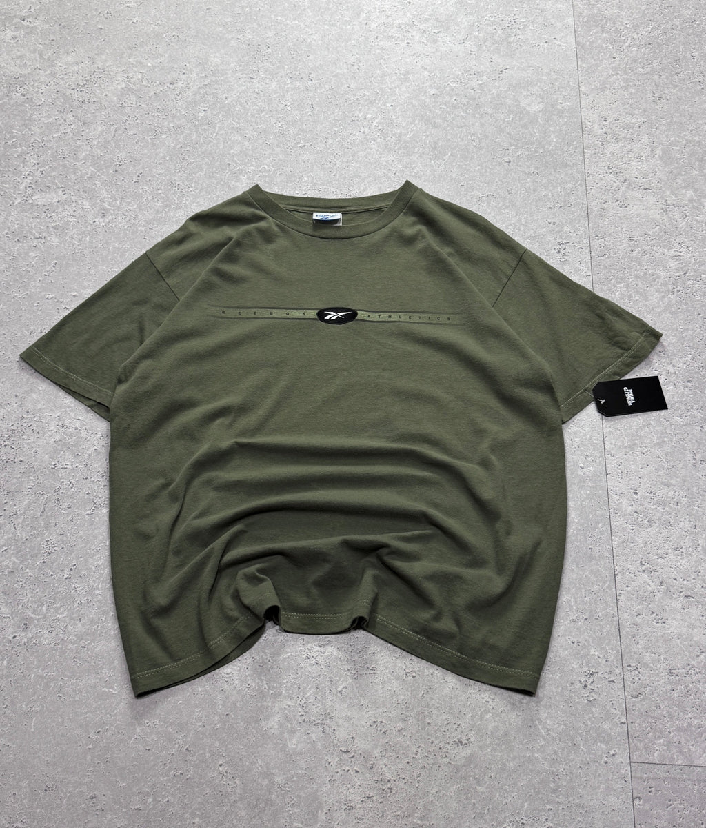Vintage 2000s Reebok Athletics Spellout Tee (XL)
