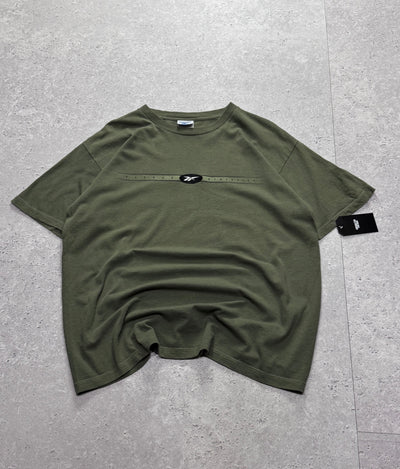 Vintage 2000s Reebok Athletics Spellout Tee (XL)