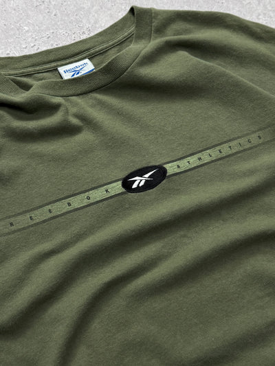 Vintage 2000s Reebok Athletics Spellout Tee (XL)