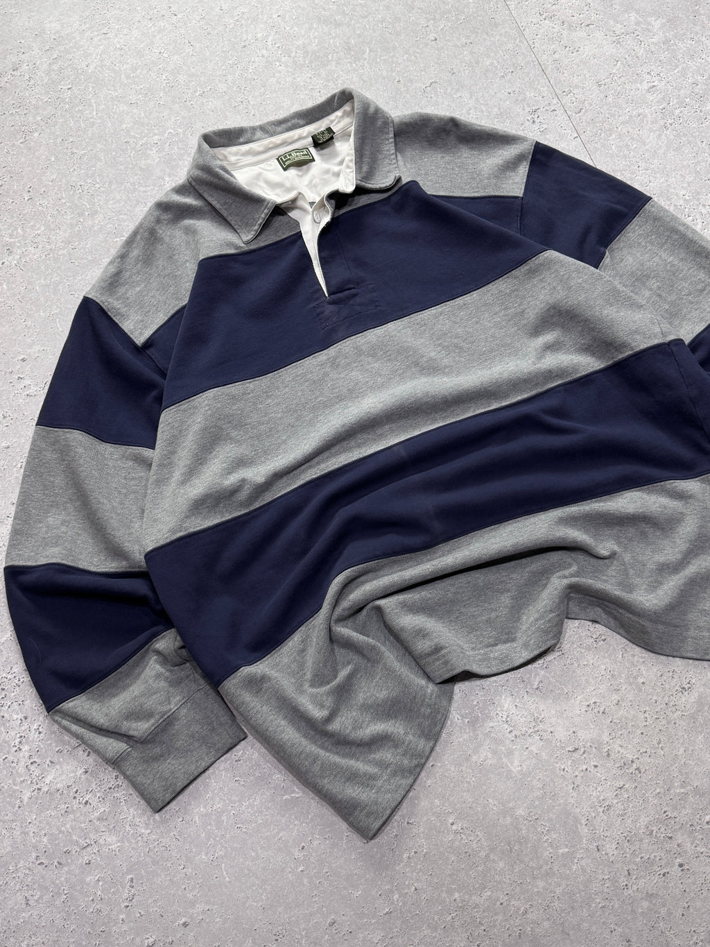 Vintage 2000s LL Bean Rugby Sweater (XL)