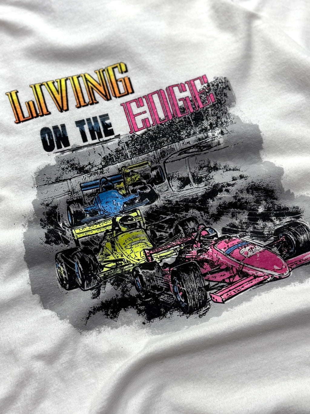 Vintage 90s Formula One Racing Graphic Tee (L)