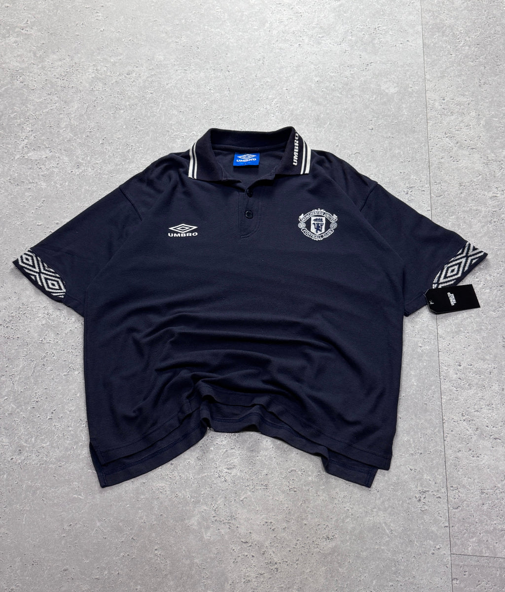 Vintage 90s Umbro X Manchester United Polo Shirt (L)