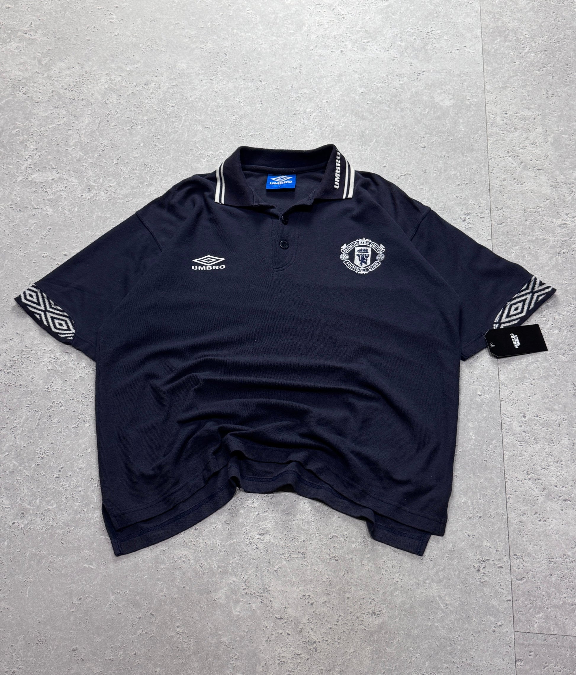 Vintage 90s Umbro X Manchester United Polo Shirt (L)