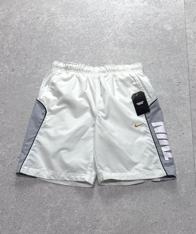 Vintage 2000s Nike Spellout Track Shorts (S)
