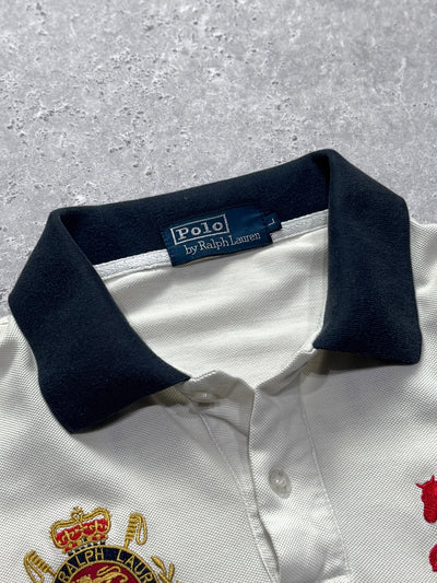 Vintage 90s Polo Ralph Lauren Club Polo Shirt (M)