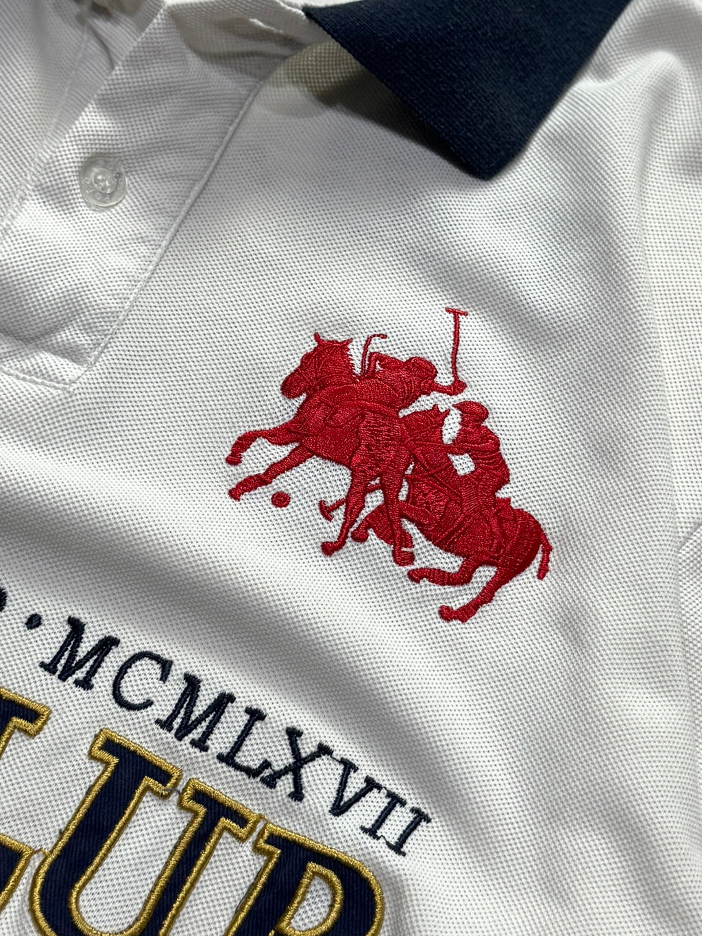 Vintage 90s Polo Ralph Lauren Club Polo Shirt (M)
