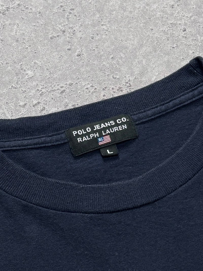 Vintage Polo Jeans Ralph Lauren Spellout Tee (L)