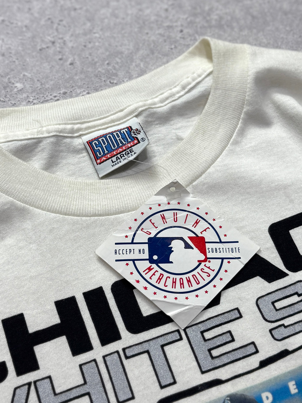 Vintage 1993 Deadstock Chicago White Sox “Jack Mcdowell” MLB Player Tee (XL)