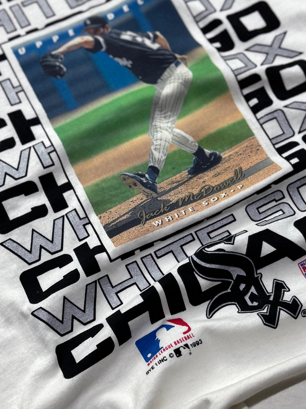 Vintage 1993 Deadstock Chicago White Sox “Jack Mcdowell” MLB Player Tee (XL)