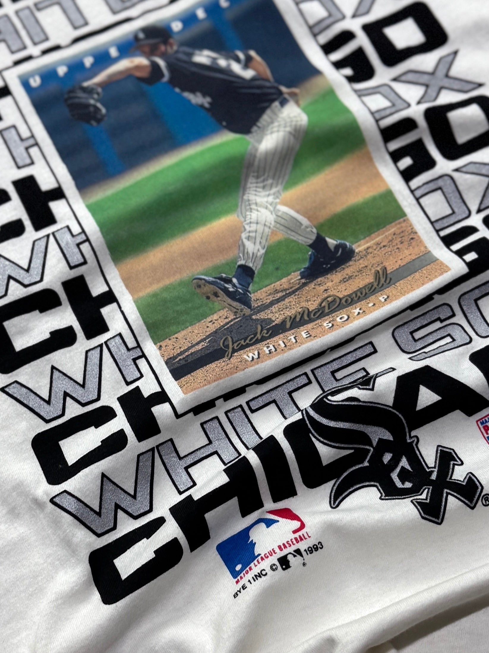 Vintage 1993 Deadstock Chicago White Sox “Jack Mcdowell” MLB Player Tee (XL)