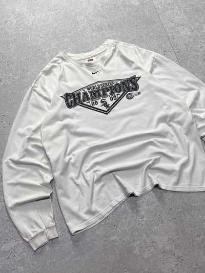 Vintage 2005 Nike X Chicago White Sox MLB Long Sleeve Tee (L)
