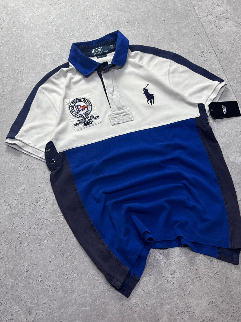 Vintage 2000s Polo Ralph Lauren Sailing Team Polo Shirt (M)