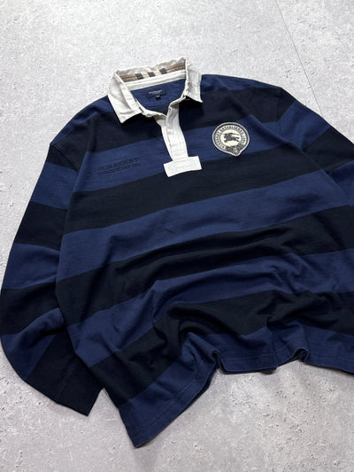 Vintage 2000s Burberry Rugby Sweater (XL)