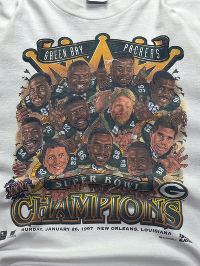 Vintage 1997 Greenbay Packers NFL Caricature Tee (XL)