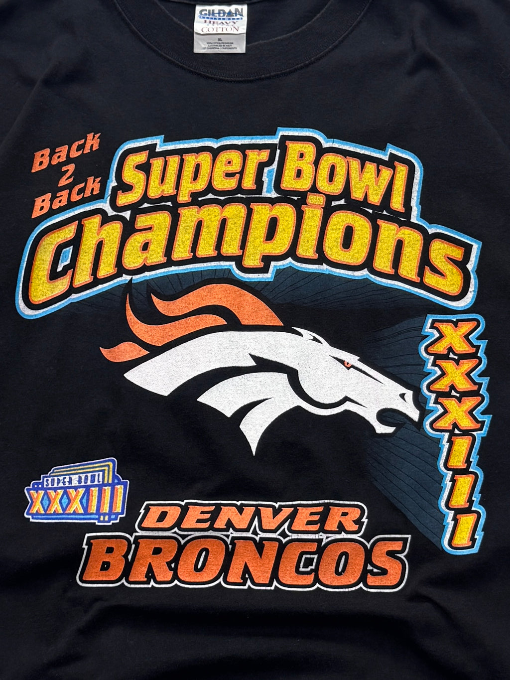 Vintage 1999 Denver Broncos NFL Superbowl Tee (XL)