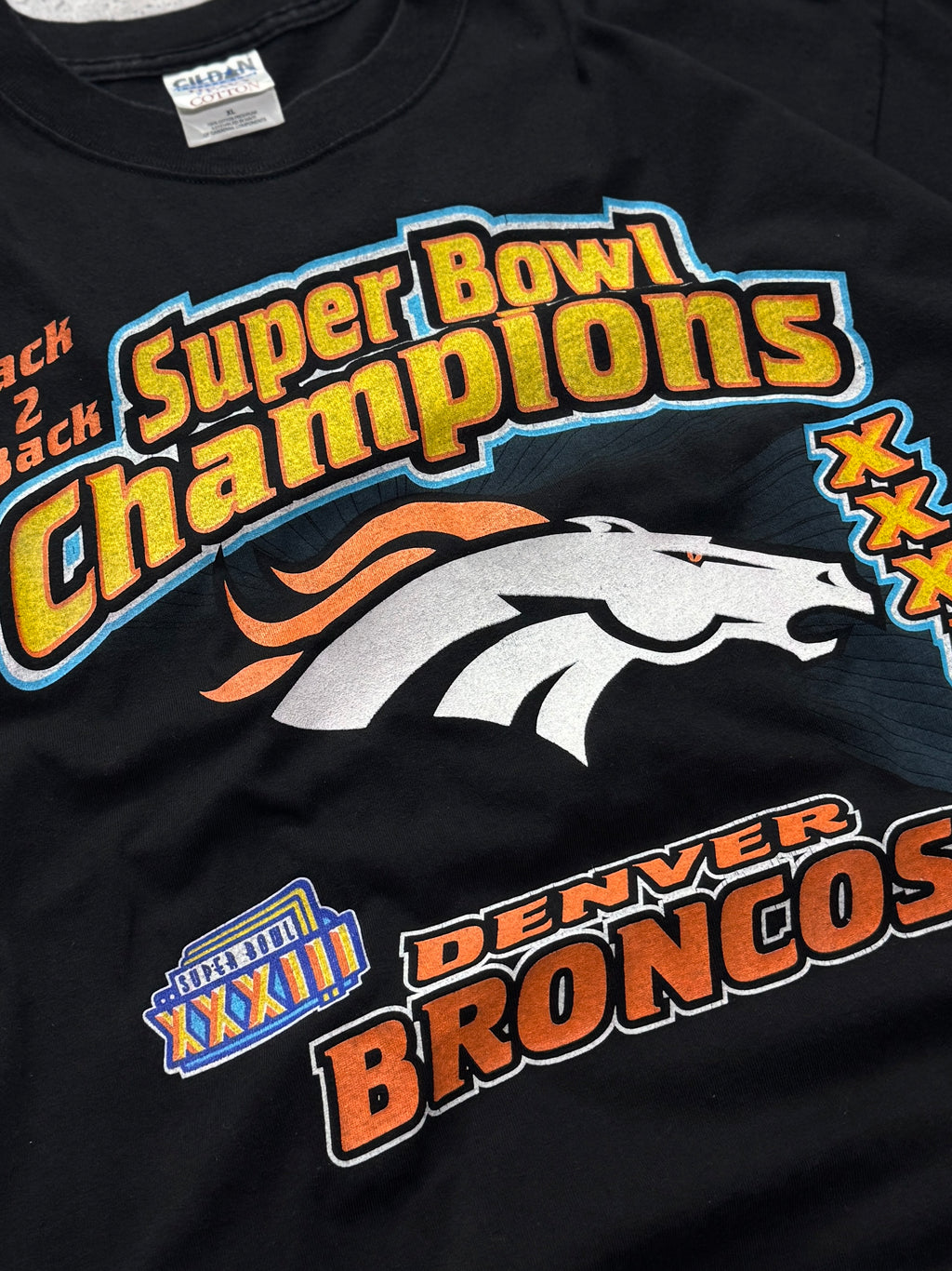 Vintage 1999 Denver Broncos NFL Superbowl Tee (XL)
