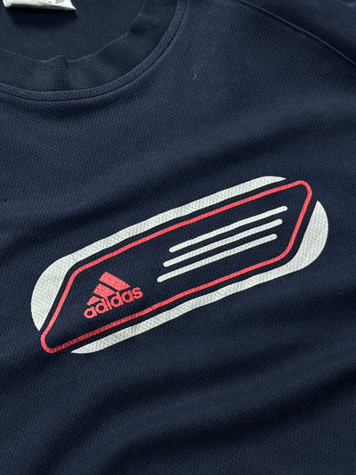 Vintage Y2K Adidas Spellout Training Tee (XL)