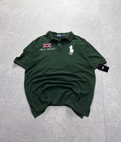 Vintage 2000s Polo Ralph Lauren Great Britain Polo Shirt (XL)