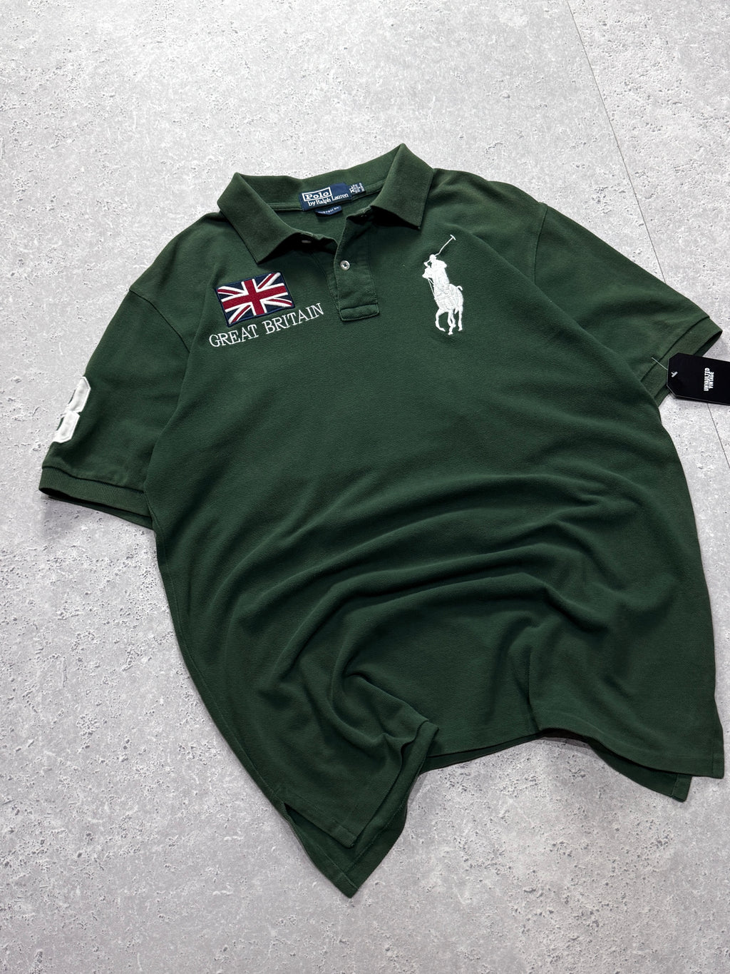 Vintage 2000s Polo Ralph Lauren Great Britain Polo Shirt (XL)