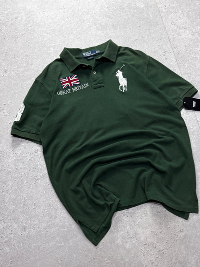 Vintage 2000s Polo Ralph Lauren Great Britain Polo Shirt (XL)