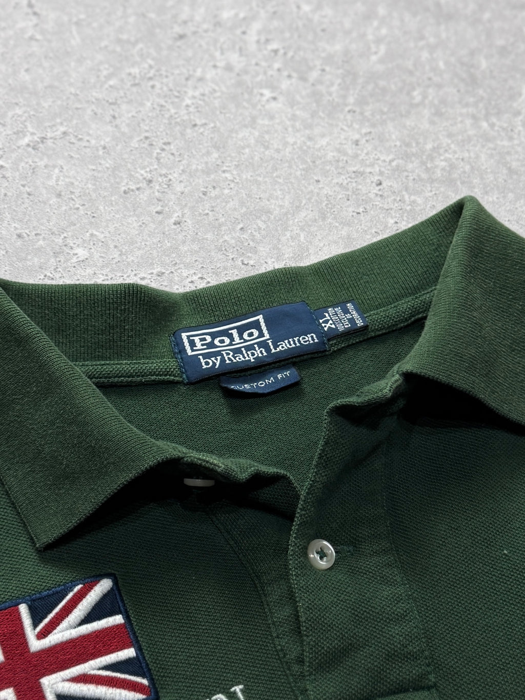 Vintage 2000s Polo Ralph Lauren Great Britain Polo Shirt (XL)
