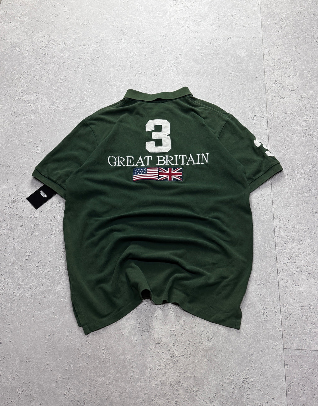 Vintage 2000s Polo Ralph Lauren Great Britain Polo Shirt (XL)