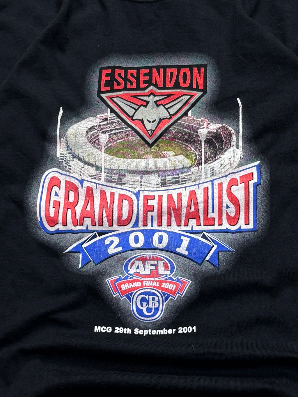 Vintage 2001 Essendon Bombers AFL Grand Final Tee (XL)