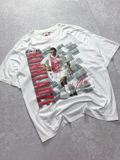 Vintage 90s Umbro X Ajax Football “Giorgi Kinkladze” Player Tee (XL)