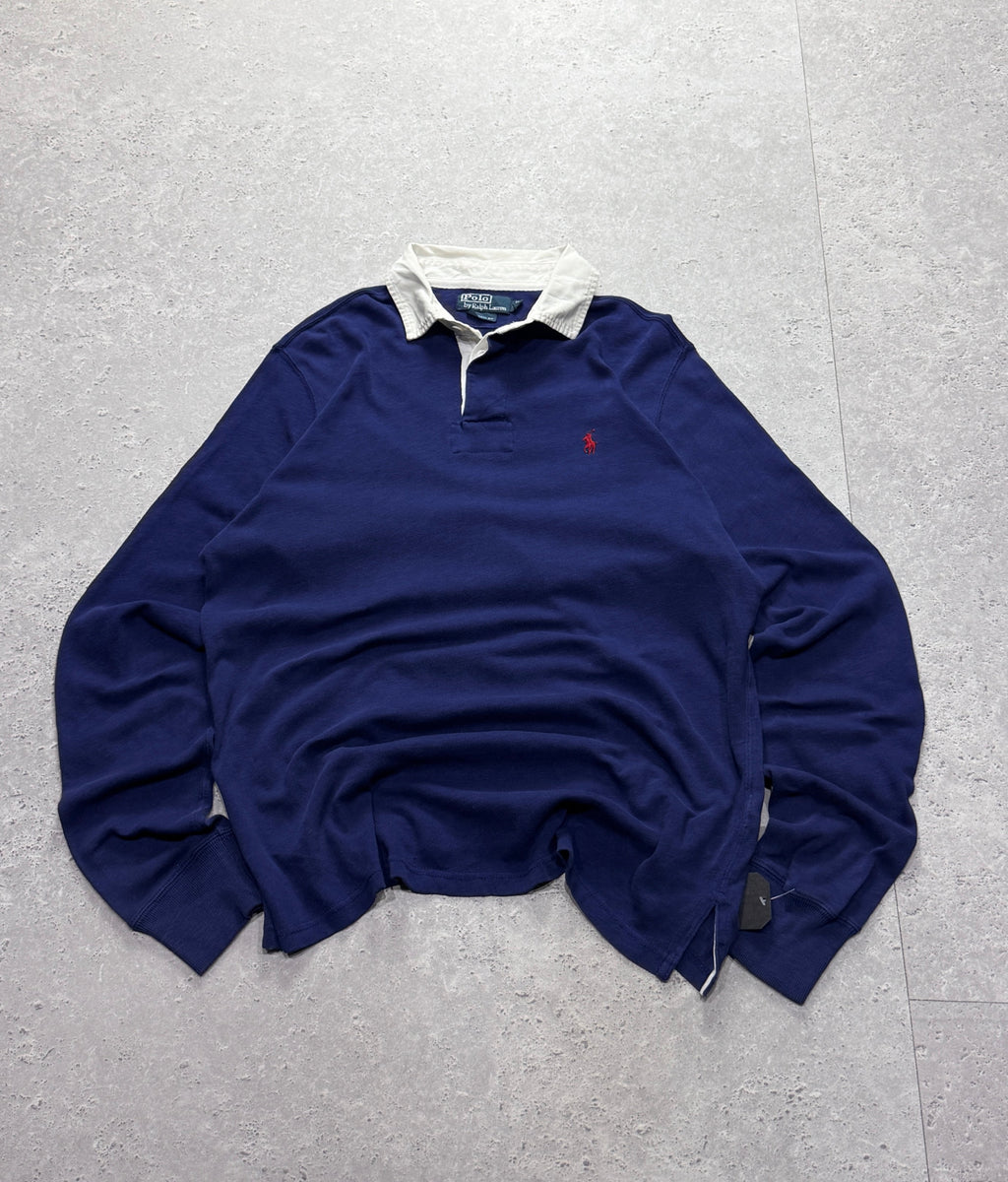Vintage 90s Polo Ralph Lauren Rugby Sweater (L)