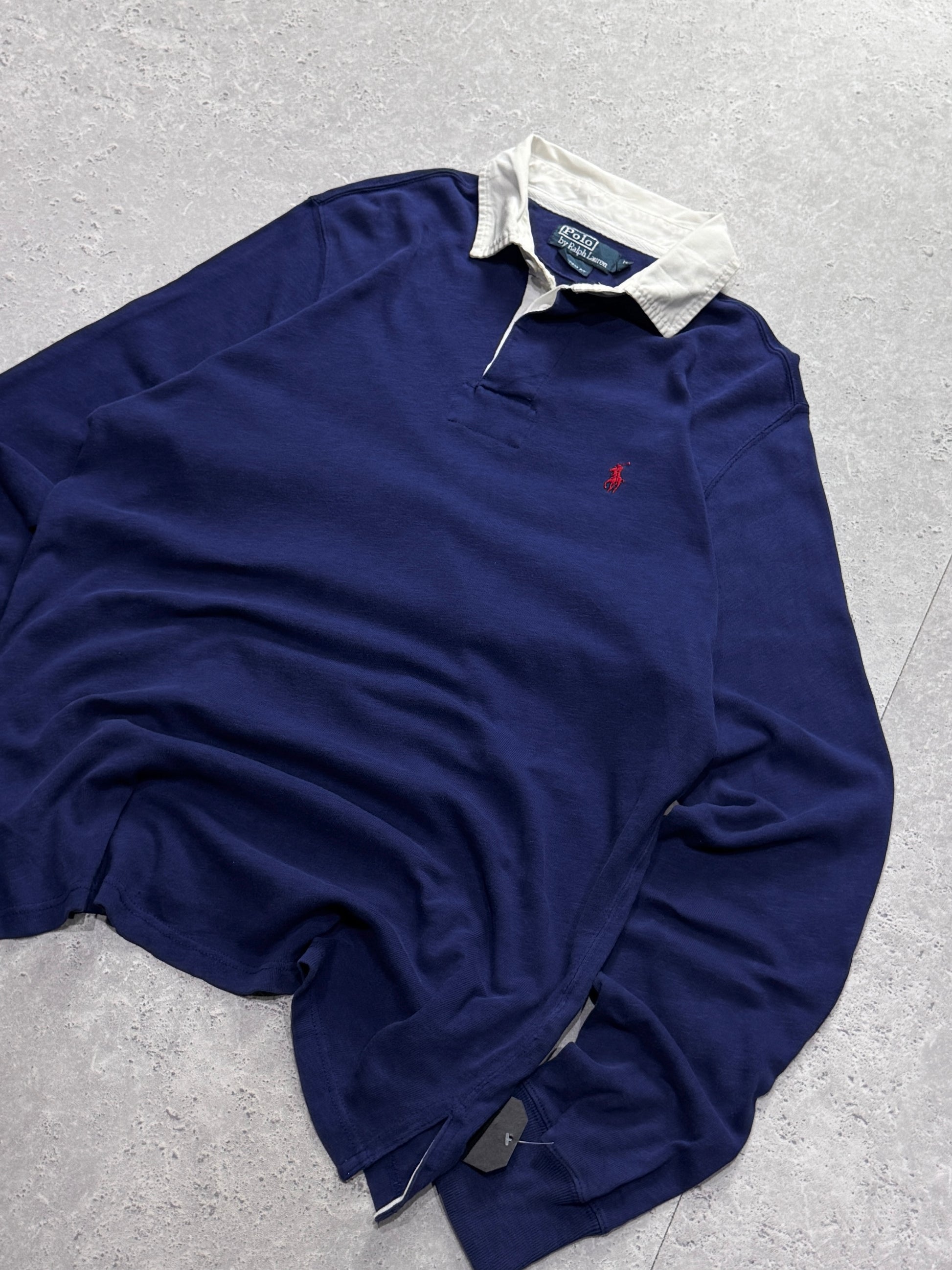 Vintage 90s Polo Ralph Lauren Rugby Sweater (L)