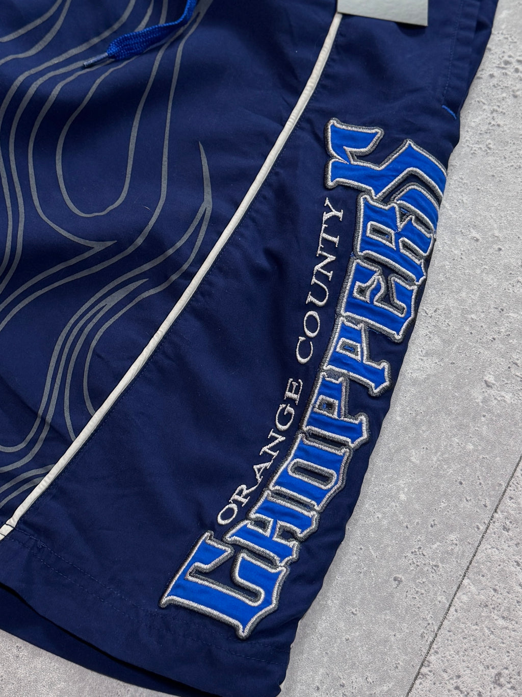 Vintage Y2K Orange County Choppers Flame Boardshorts (34")