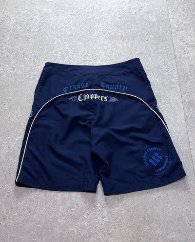Vintage Y2K Orange County Choppers Flame Boardshorts (34")