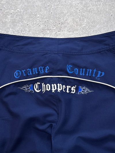Vintage Y2K Orange County Choppers Flame Boardshorts (34")